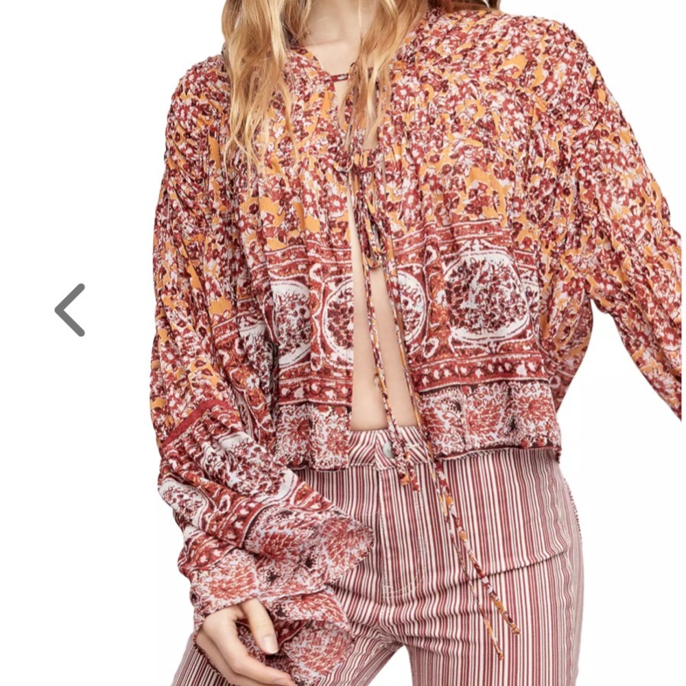 Free People Lorraine Kimono Top